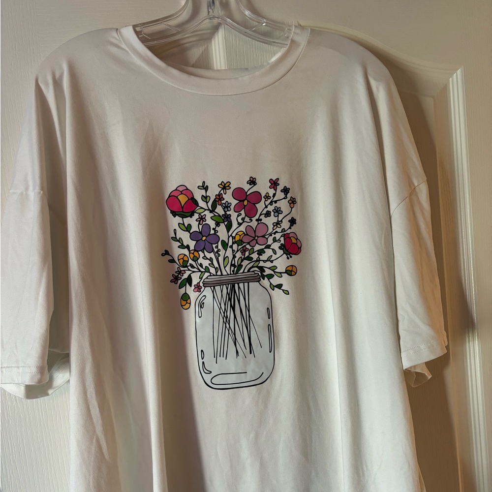 Flower Masson jar tshirt